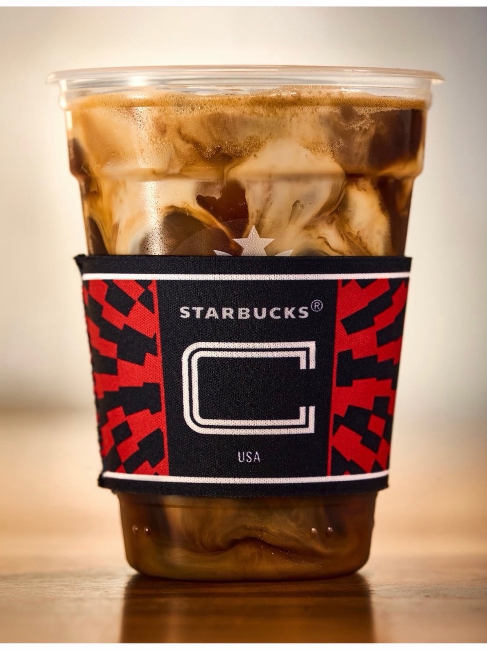 Starbucks USA soccer captain cup sleeve